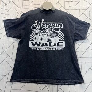 Colortone Morgan Wade Tour Shirt 2XL Black Mineral Wash The Obsessed Tour 2025